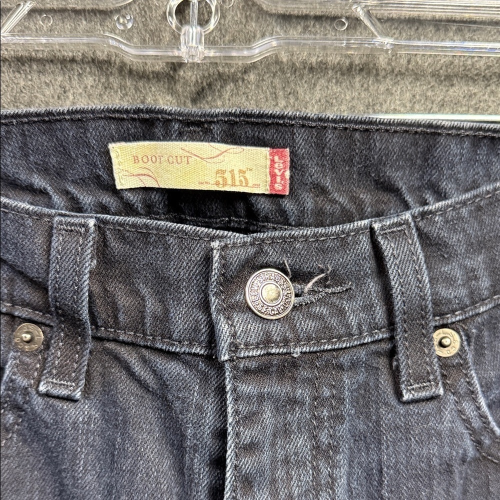 Levi's Dark Blue Flare Women's Jeans - Picture 2 of 7